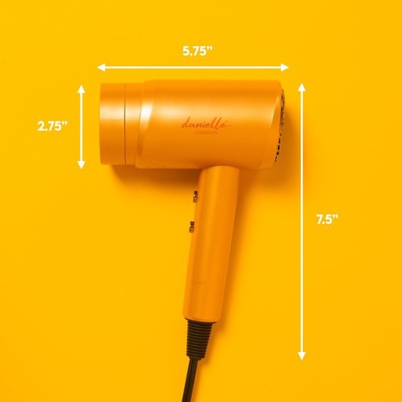 🆕 Danielle Creations lonic Gold Hair Blow Dryer With Adjustable Speed & Heat - Picture 2 of 7